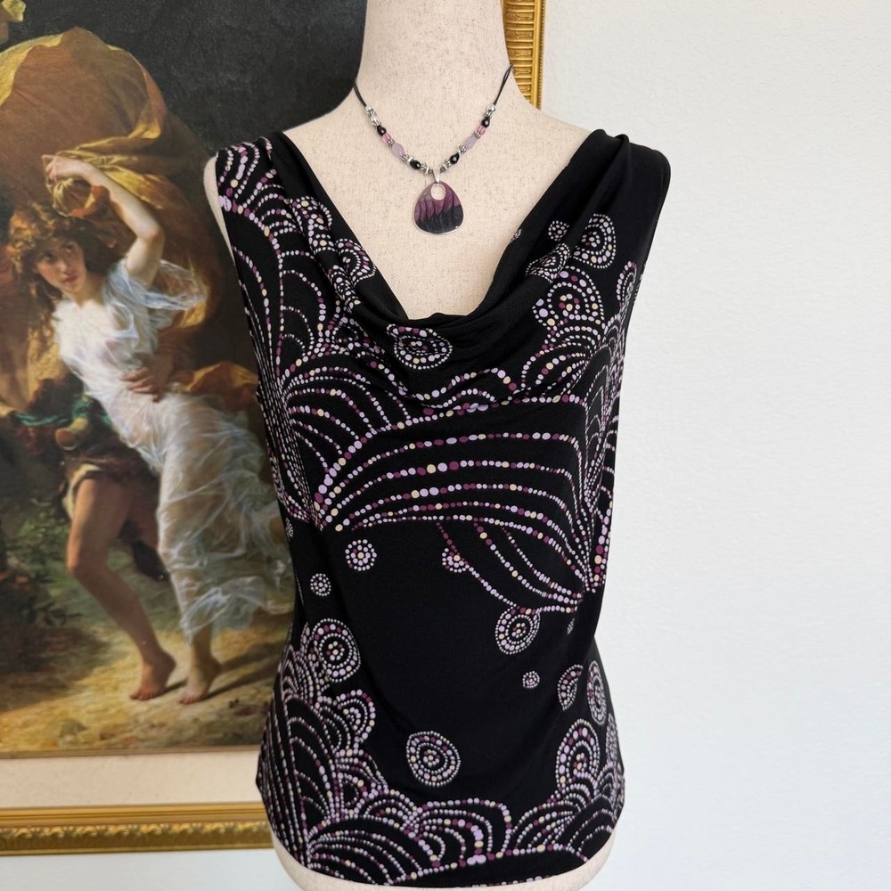Y2K Whimsigoth Draped Neck Going Out Top